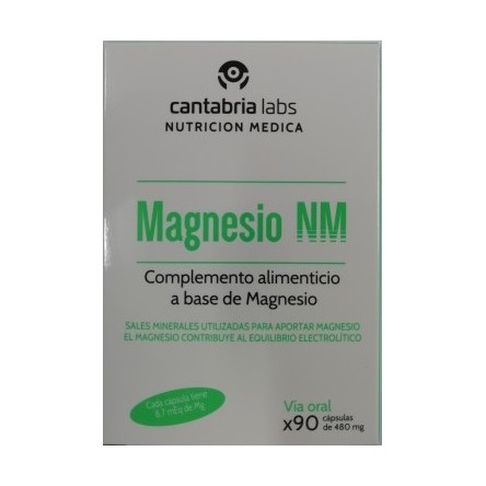 MAGNESIO NM CAPSULAS 90 CAPSULAS MAGNESIO NM CAPSULAS 90 CAPSULAS