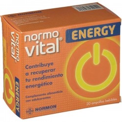 NORMOVITAL vitaminas ENERGY BEBIBLES 20 AMPOLLAS