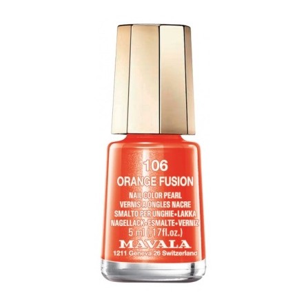 MAVALA LACA UÑAS ORANGE FUSION COLOR 106 DE 5 ML MAVALA LACA UÑAS ORANGE FUSION COLOR 106 DE 5 ML