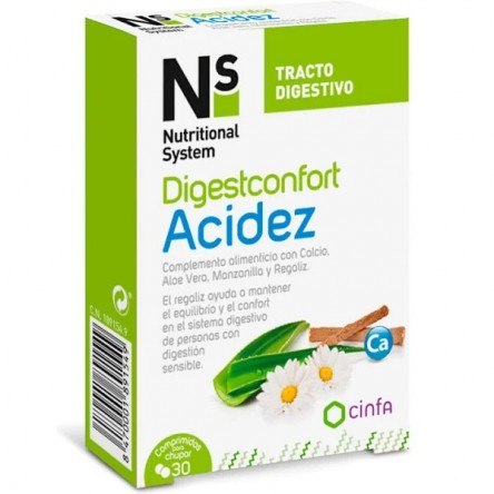 NS DIGESTCONFORT ACIDEZ 30 COMPRIMIDOS PARA CHUPAR NS DIGESTCONFORT ACIDEZ 30 COMPRIMIDOS PARA CHUPAR