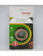 OUTLET APOSAN PULSERAS BARATO AROMATICAS CITRONELA 3 UNIDADES