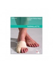 Corrector juanete hallux valgus silicona farmalastic talla grande ( contorno de 23-24.5 cm ) cinfa