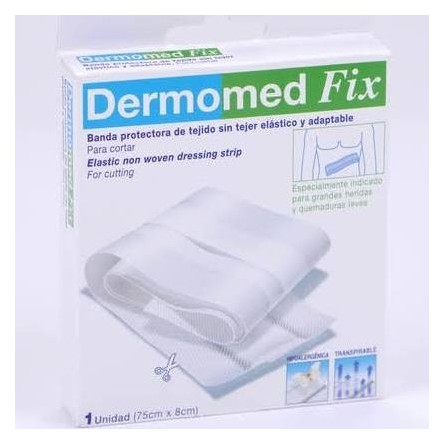 Dermomed tiras adhesivas fix tira tejido 75 cm x 8 cm Dermomed tiras adhesivas fix tira tejido 75 cm x 8 cm