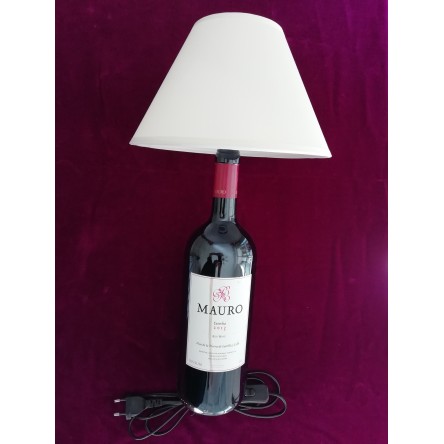 LÁMPARA BOTELLA DE VINO MAURO MAGNUM 2013 LÁMPARA BOTELLA DE VINO MAURO MAGNUM 2013