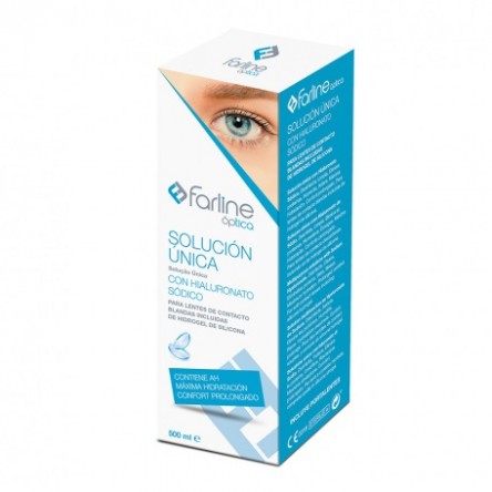 SOLUCION UNICA acido hialuronico FARLINE OPTICA 500ML