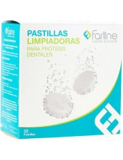 FARLINE PASTILLAS LIMPIADORAS LIMPIEZA PROTESIS 32 TABLETAS