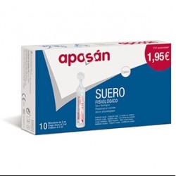 APOSAN SUERO FISIOLOGICO MONODOSIS 5 ML 10 UNIDADES