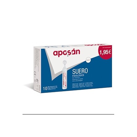 APOSAN SUERO FISIOLOGICO MONODOSIS 5 ML 10 UNIDADES APOSAN SUERO FISIOLOGICO MONODOSIS 5 ML 10 UNIDADES