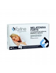 FARLINE MELATONINA FORTE CON AMAPOLA DE CALIFORNIA, PASIFLORA Y VALERIANA 30 COMPRIMIDOS