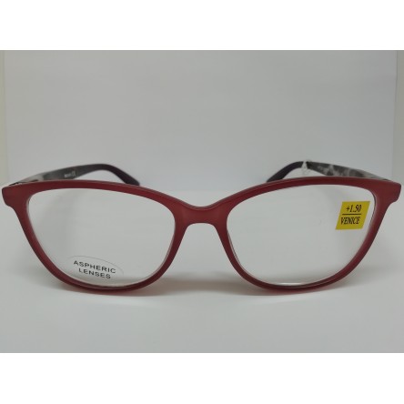 GAFA GRADUADA DE LECTURA PRESBICIA VENICE ULTEM SQUARED BURGUNDY +1.50