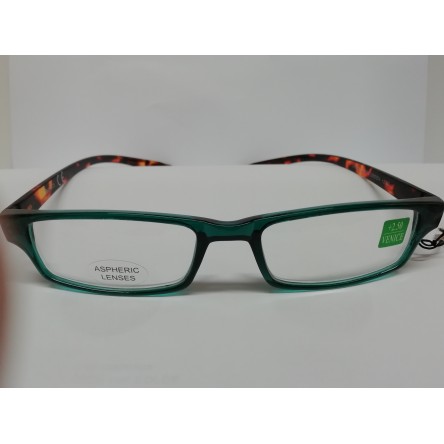 GAFA GRADUADA DE LECTURA VENICE NECK GREEN +2.50