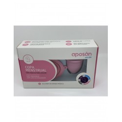 OUTLET COPA MENSTRUAL APOSAN TALLA L CON VASO ESTERILIZADOR