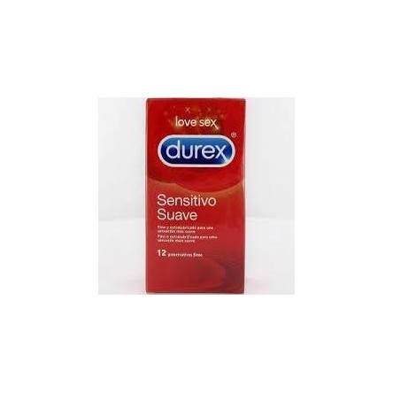 Durex preservativos easy on sensitivo suave 12 unidades Durex preservativos easy on sensitivo suave 12 unidades