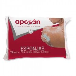 APOSAN ESPONJA ENJABONADA 24 UNIDADES