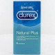 Durex preservativos natural plus 6 unidades