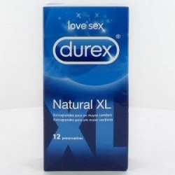 Durex preservativos natural xl 12 unidades