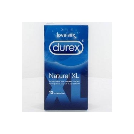 Durex preservativos natural xl 12 unidades