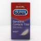 Durex preservativos sensitivo contacto total fino 6 unidades