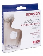 APOSAN APOSITO ADHESIVO ESTERIL TEJIDO SIN TEJER 10 X 10 CM 10 UNIDADES