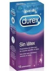 Durex preservativos sin latex 12 unidades