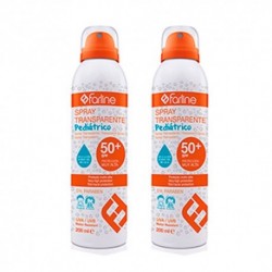 FARLINE NECESER PACK DUPLO SPRAY TRANSPARENTE SPF 50+ PEDIÁTRICO 2 X 200 ML