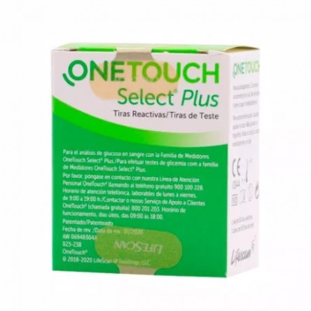 ONE TOUCH SELECT PLUS 50 TIRAS ONE TOUCH SELECT PLUS 50 TIRAS