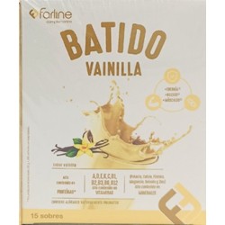 BATIDO VAINILLA FARLINE PROTEINAS VITAMINA Y MINERALES 15 SOBRES 450 G