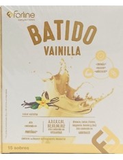 BATIDO VAINILLA FARLINE PROTEINAS VITAMINA Y MINERALES 15 SOBRES 450 G