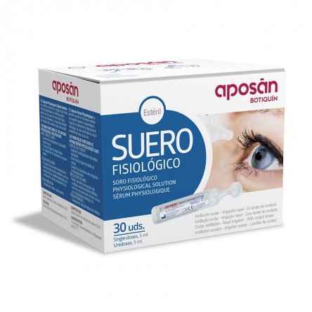 APOSAN SUERO FISIOLOGICO MONODOSIS 5 ML 30 UNIDADES APOSAN SUERO FISIOLOGICO MONODOSIS 5 ML 30 UNIDADES