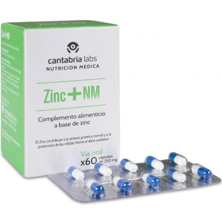 ZINC + nutricion medica NM 60 CAPSULAS ZINC + nutricion medica NM 60 CAPSULAS