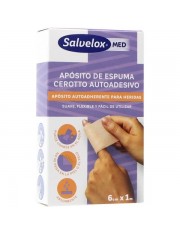 SALVELOX APOSITO DE ESPUMA AUTOADHEHERENTE PARA HERIDAS 1 APOSITO 1M X 6 CM