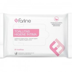 OUTLET FARLINE TOALLITAS HIGIENE INTIMA 20 TOALLITAS