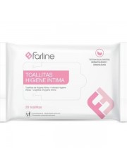 OUTLET FARLINE TOALLITAS HIGIENE INTIMA 20 TOALLITAS