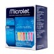 MICROLET LANCETAS COLORES 200 UNIDADES