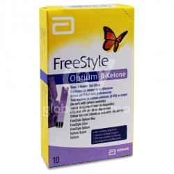 TIRAS REACTIVAS FREESTYLE OPTIUM B-KETONE MEDISENSE OPTIUM 10 TIRAS