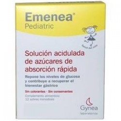 Emenea pediatric sobres monodosis cereza 5 ml 12 sobres