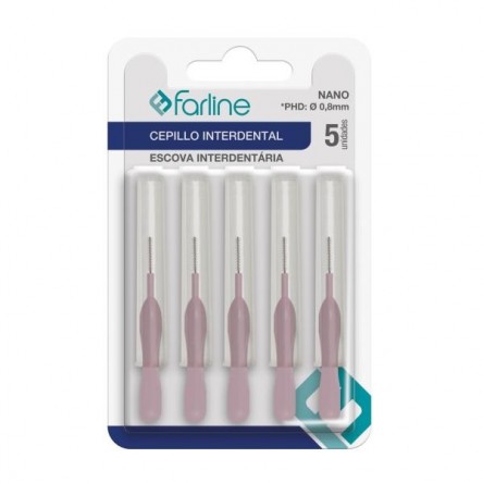 CEPILLO INTERDENTAL FARLINE NANO 5 UNIDADES