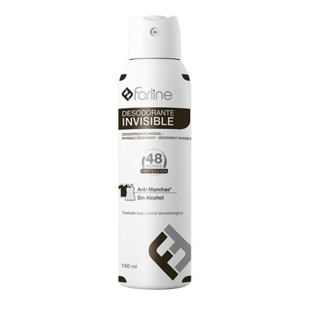 FARLINE SPRAY DESODORANTE INVISIBLE 1 ENVASE 150 ML