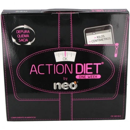 ACTION DIET NEO WOMAN PACK 7 VIALES + 28 CAPSULAS + 28 CAPSULAS