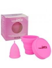 COPA MESTRUAL FARMAINCA REUTILIZABLE CON ESTERILIZADOR TALLA M