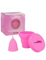 FARMAINCA COPA MENSTRUAL CON BOLSITA Y ESTERILIZADOR TALLA L