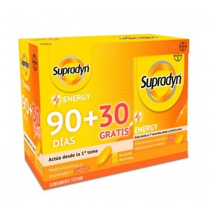 Supradyn Activo 120 Comprimidos 90 + Regalo 1Mes 30 comprimidos