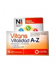 NS VITANS VITALIDAD barato A-Z 30 COMPRIMIDOS CINFA