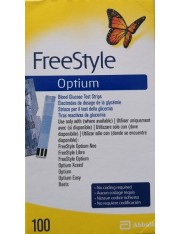 FREESTYLE OPTIUM 100 TIRAS REACTIVAS