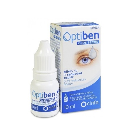 Optiben gotas sequedad ocular 10 ml cinfa lagrimas ojos secos
