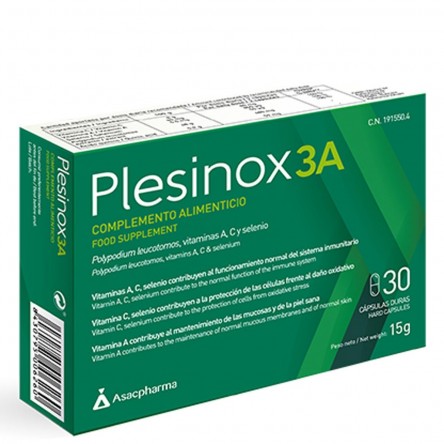 PLESINOX 3A 30 CAPSULAS PLESINOX 3A 30 CAPSULAS