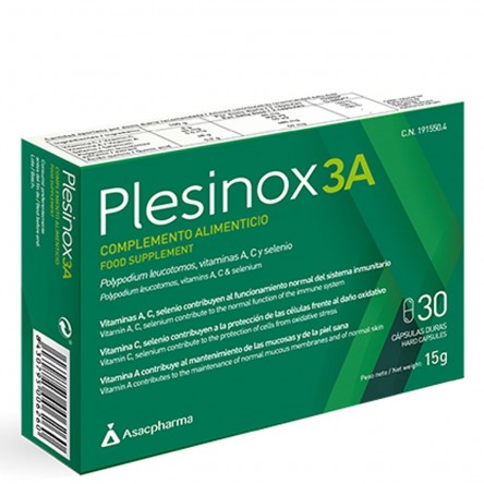 PLESINOX 3A 30 CAPSULAS