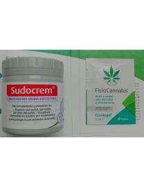 SUDOCREM CREMA 125 G +REGALO FISIOCANNABIS CREMA DE 5 ML