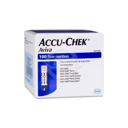 ACCU CHEK AVIVA 100 TIRAS
