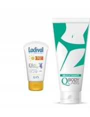 LADIVAL 50 NIÑOS Y PIELES ATÓPICAS LECHE HIDRATANTE FPS 50+ 50 ML+REGALO DE GEL REAFIRMANTE QBODYLABS VALOR 9.95 EUROS